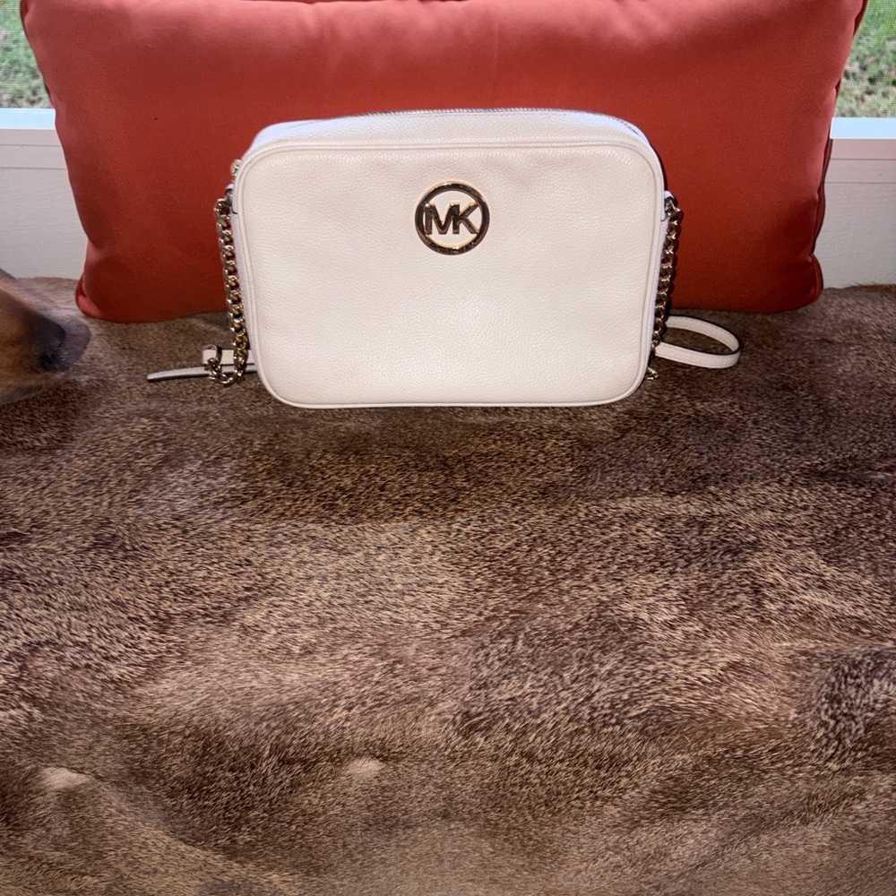 Michael Kors Cream Crossbody Bag